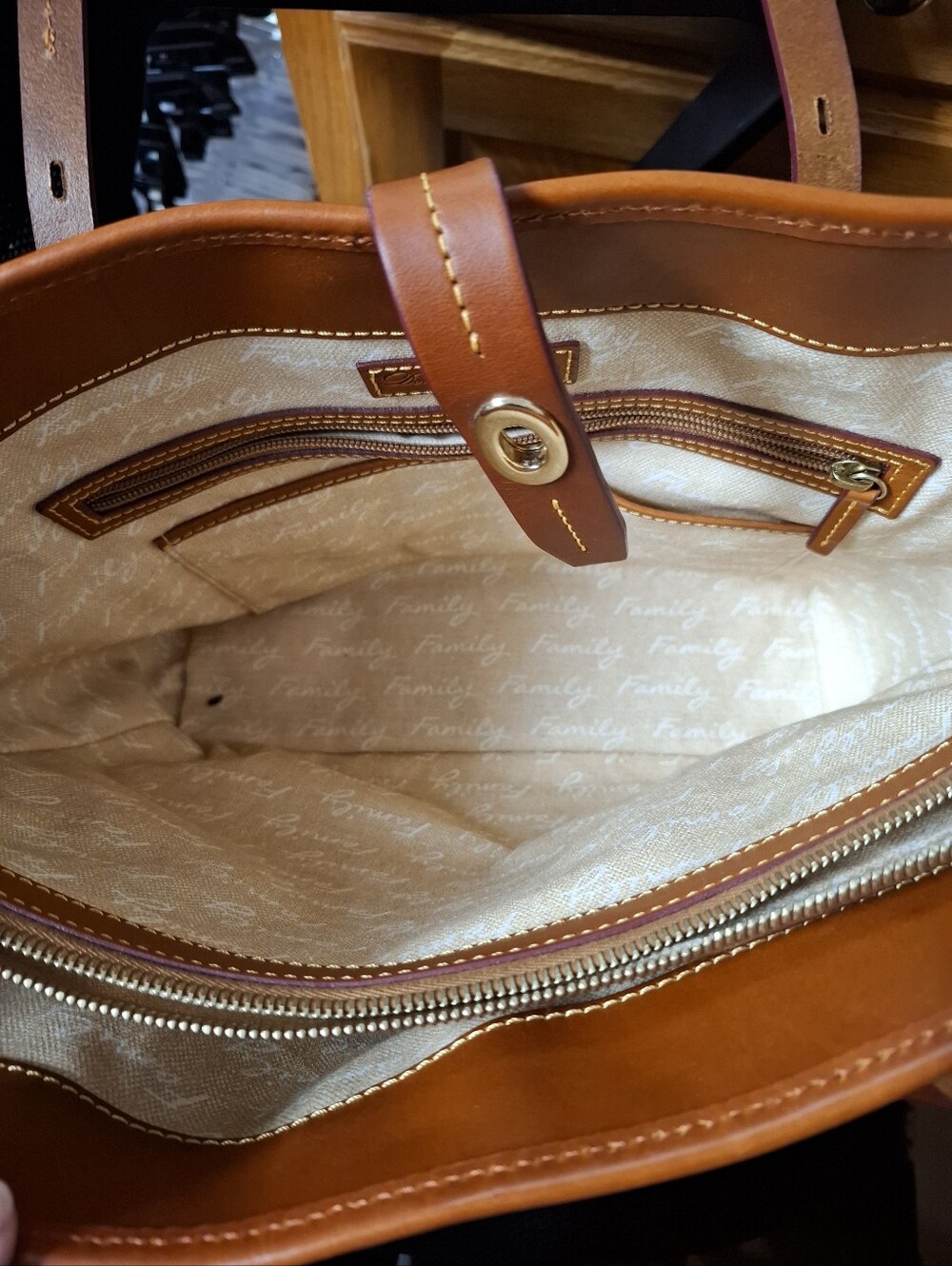 Dooney & Bourke Dover Tote Duck Camo tote bag - Picture 5 of 9